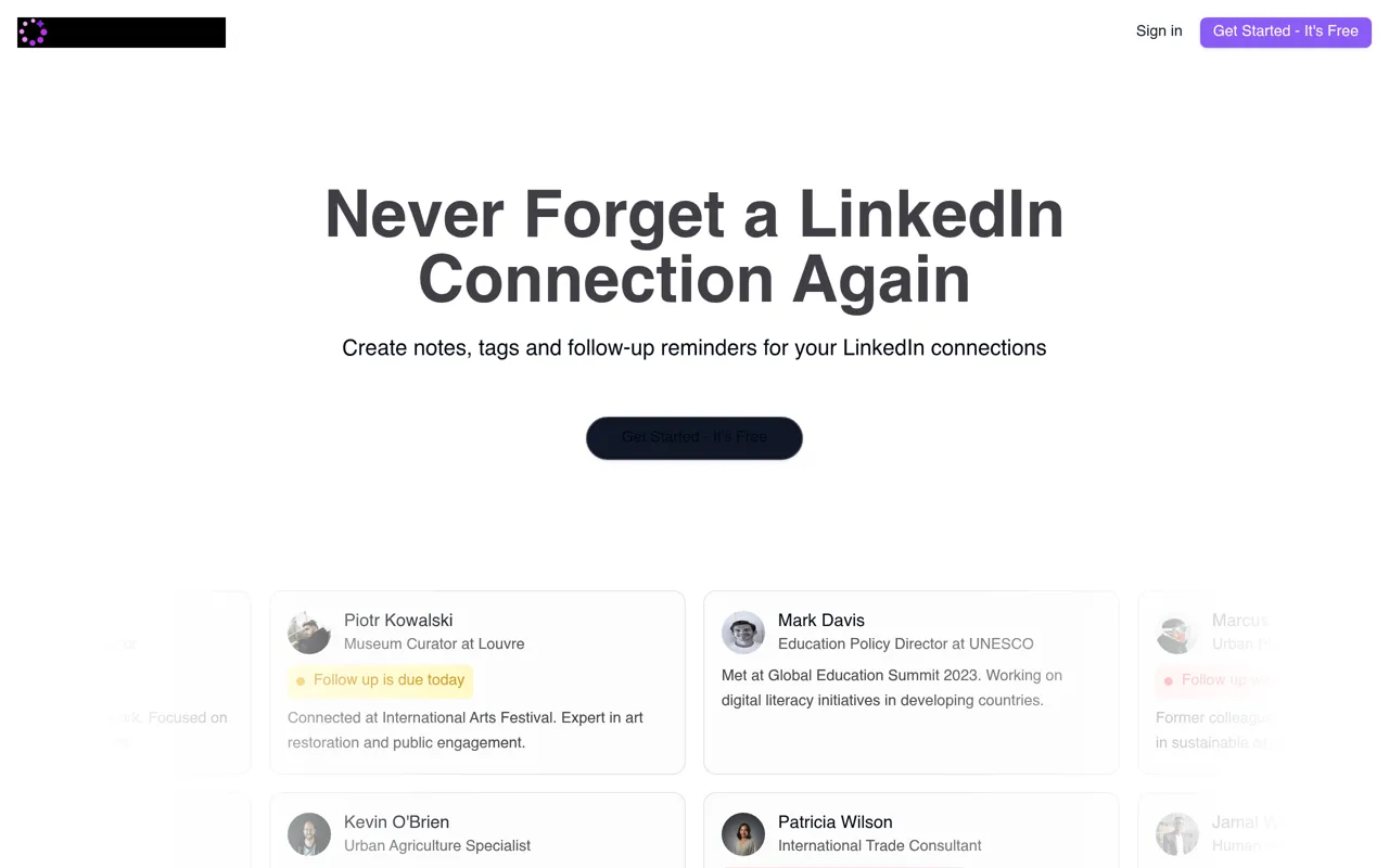 Screenshot of Remember Them