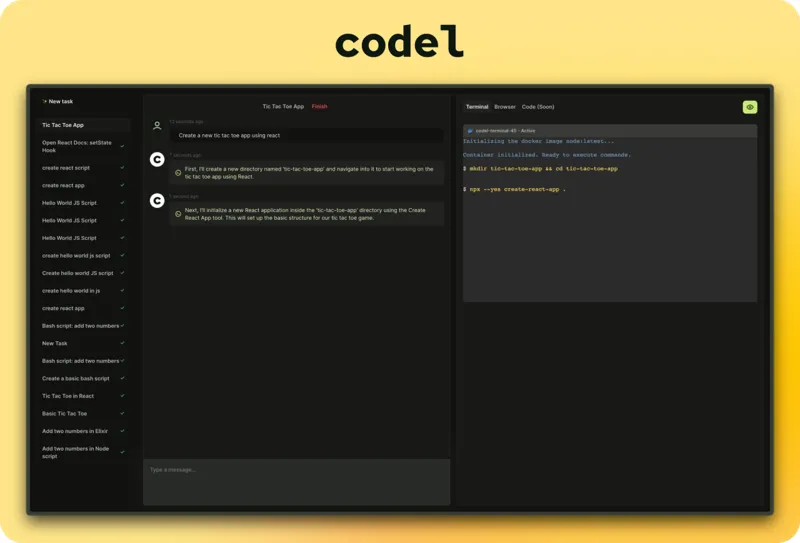 Screenshot of Codel