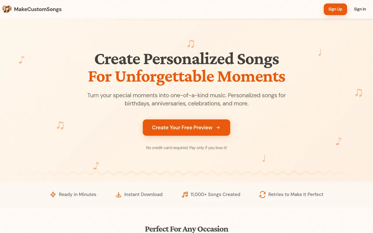 Screenshot of MakeCustomSongs