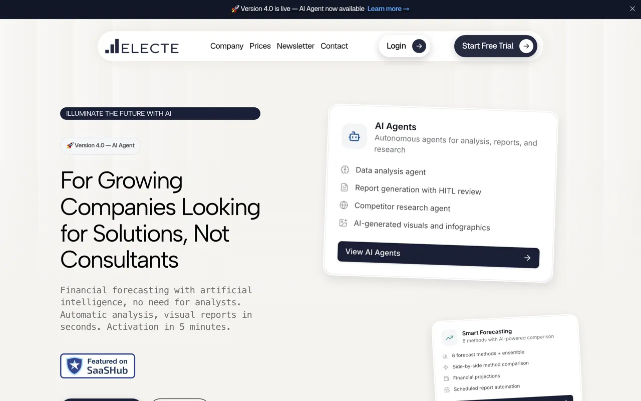 Screenshot of ELECTE