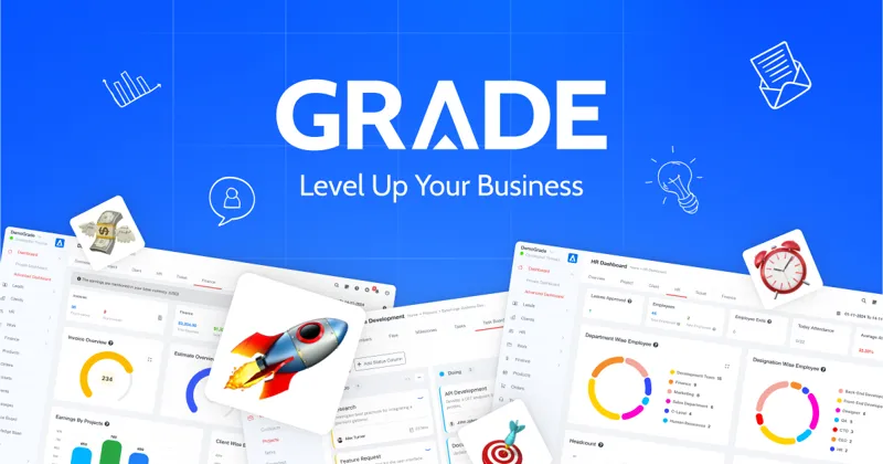 Screenshot of Grade ERP