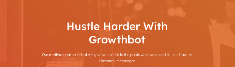 Screenshot of GrowthBot