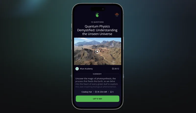 Screenshot of Kwizie