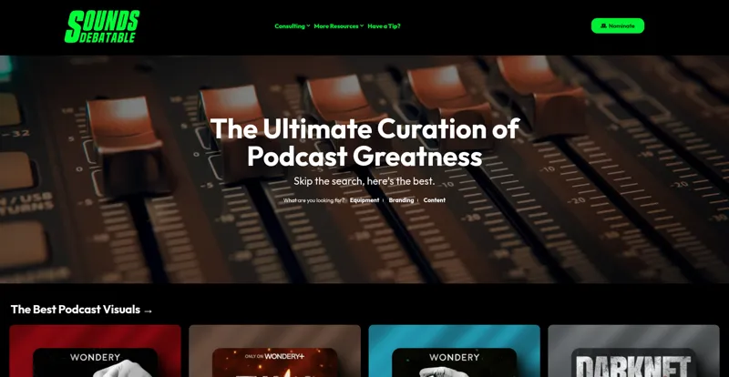 Screenshot of Sounds Debatable