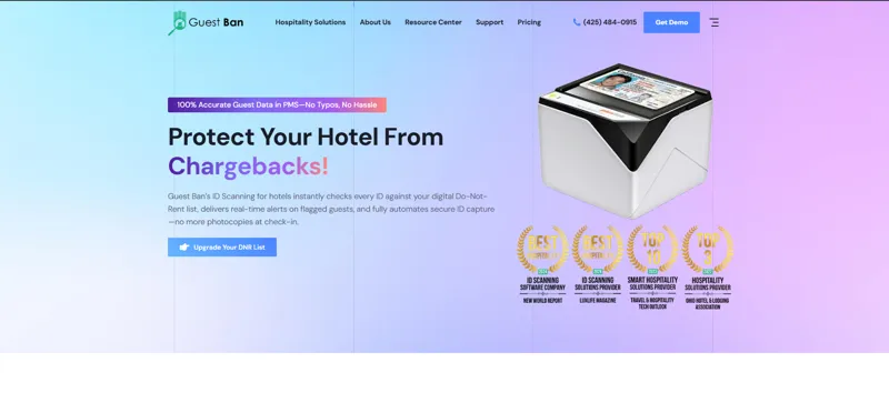 Screenshot of guestban