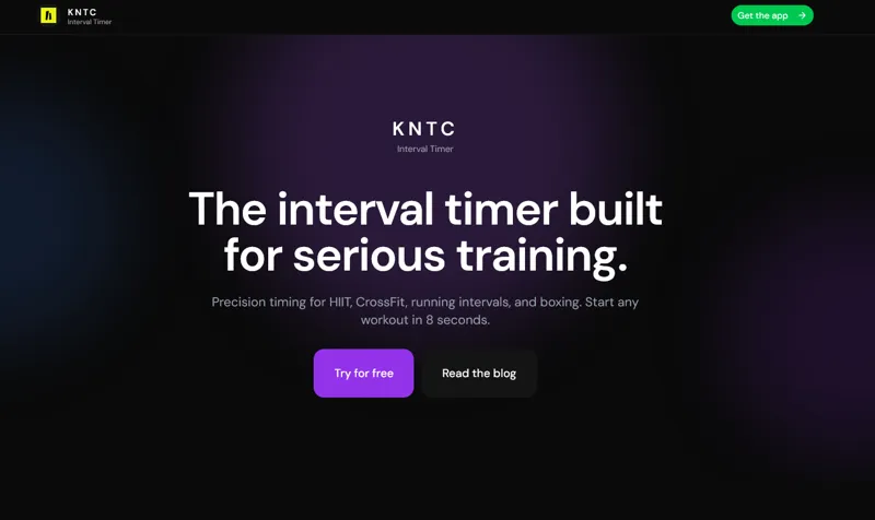 KNTC Interval Timer screenshot