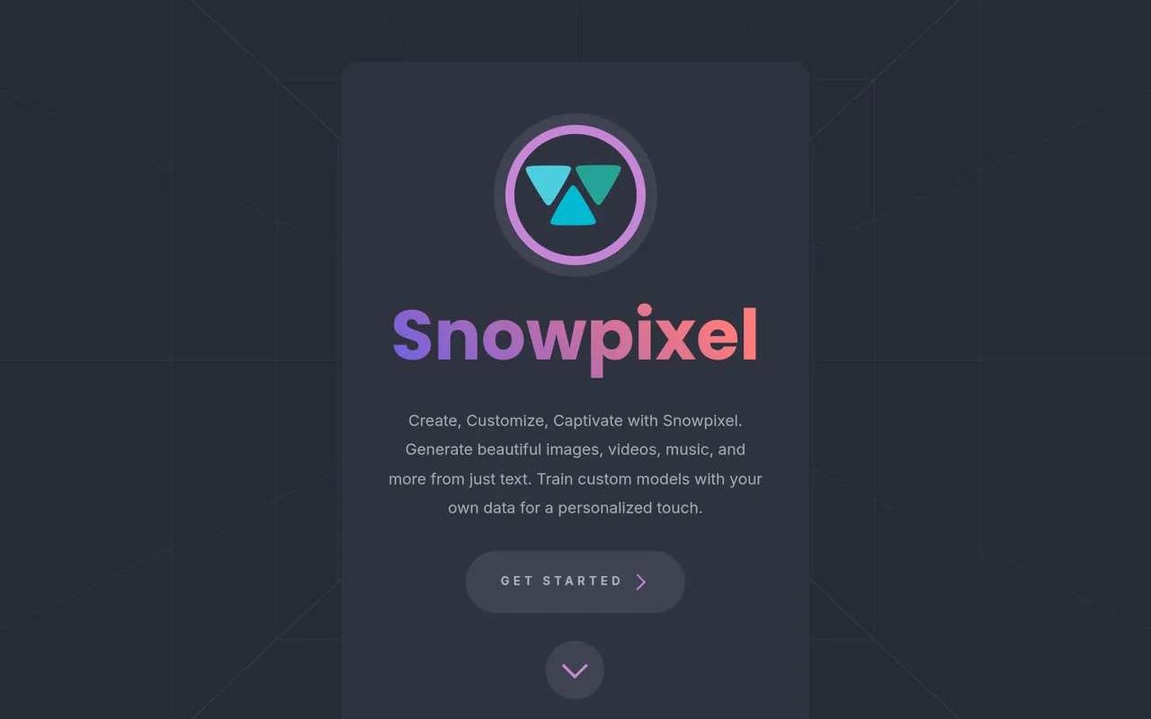 Screenshot of Snowpixel