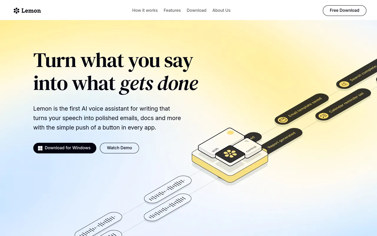 Screenshot of Lemon