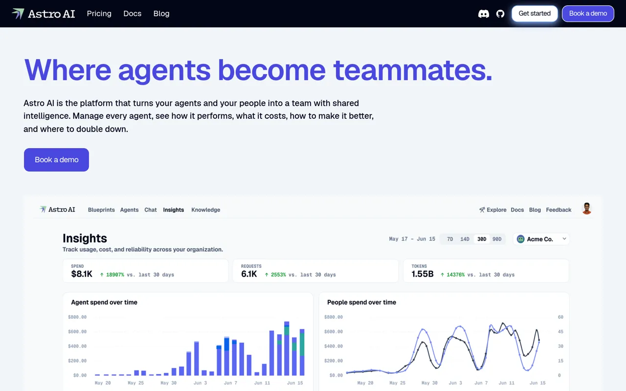 Screenshot of Astro AI