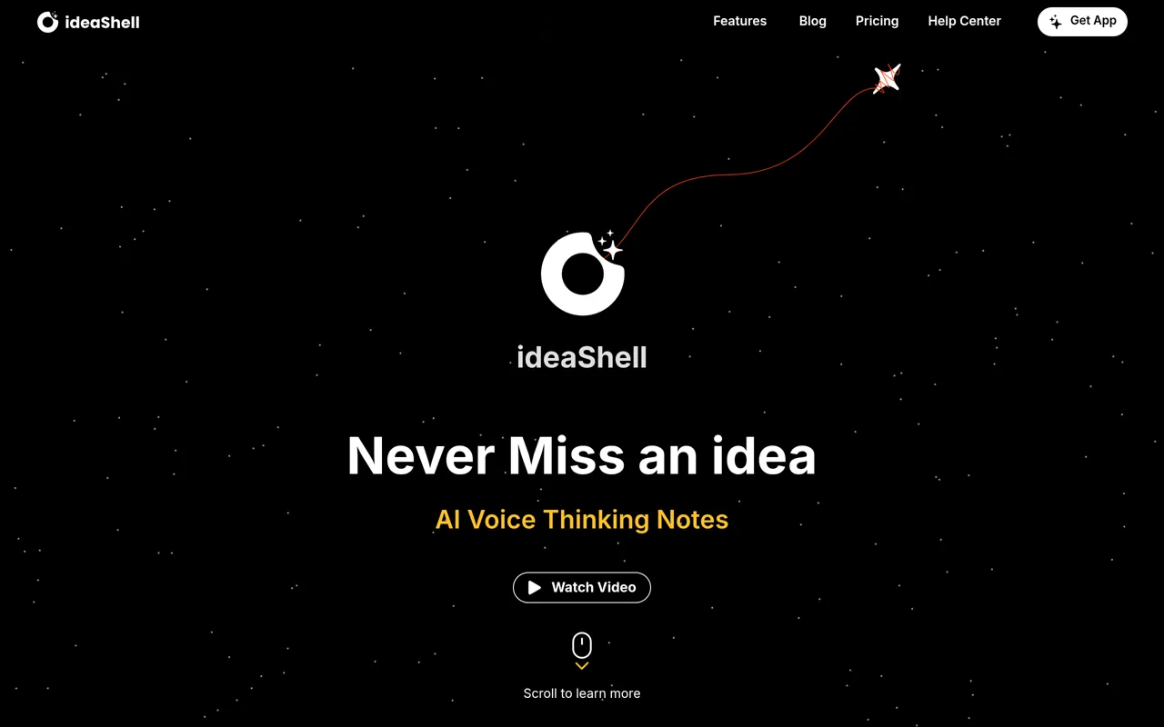 Screenshot of ideaShell