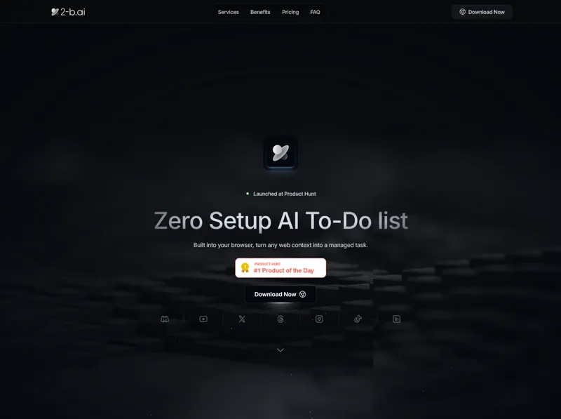 Screenshot of 2-b.ai