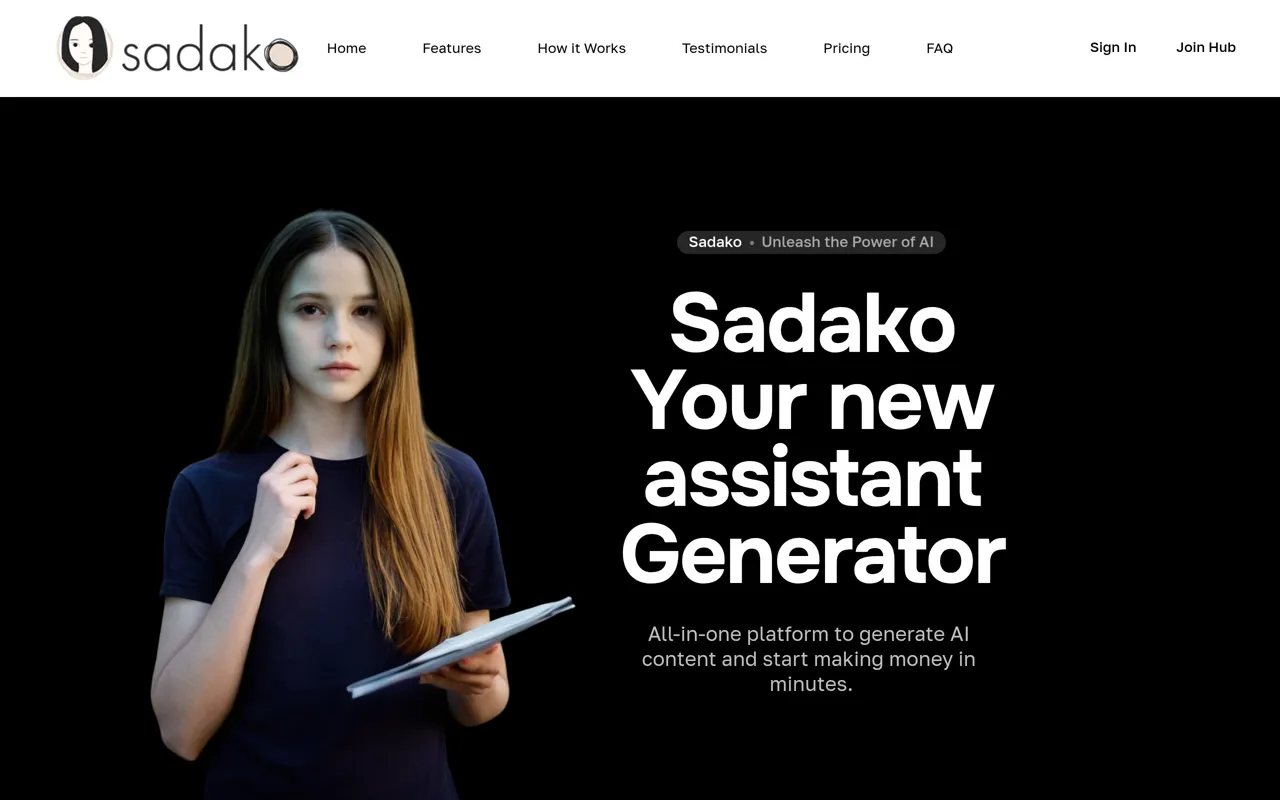 Screenshot of Sadako