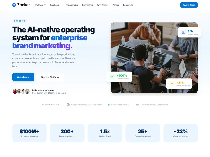 Screenshot of Zocket