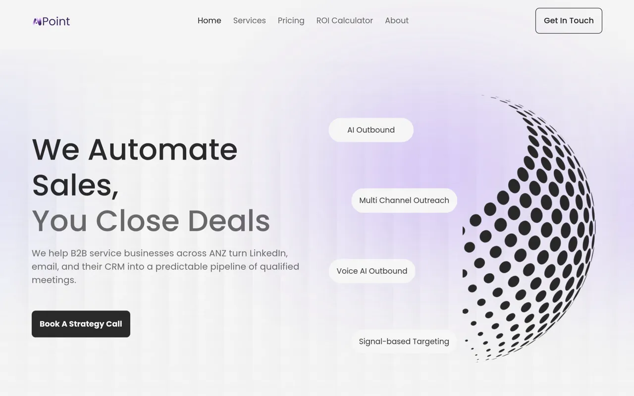 Screenshot of AI Point