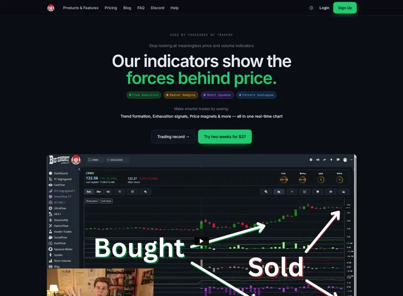 Screenshot of BigShort