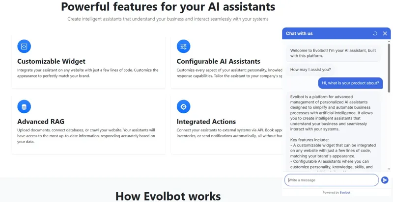 Screenshot of Evolbot