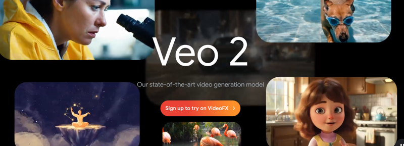 Screenshot of Veo 2