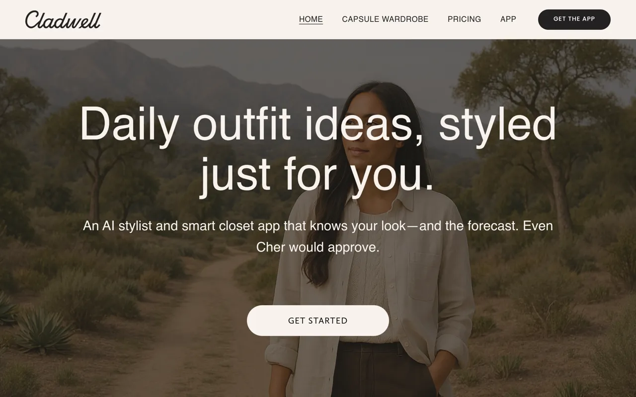 Screenshot of Cladwell