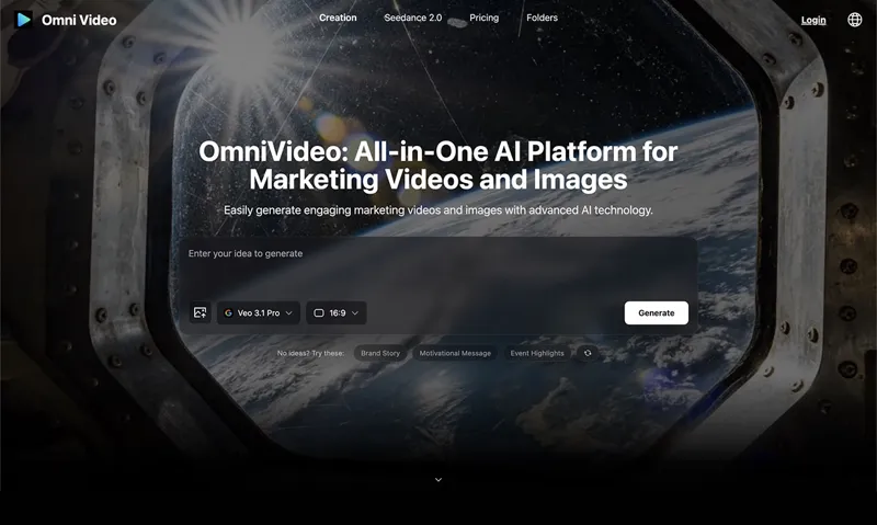 Screenshot of OmniVideo