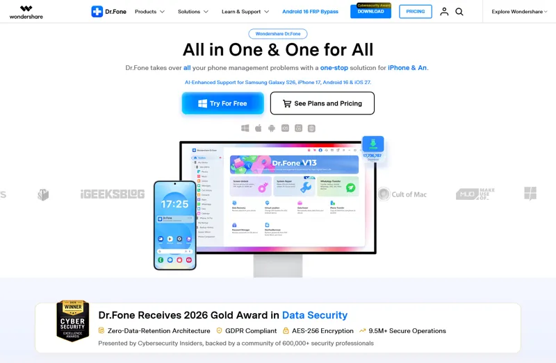 Screenshot of Dr.Fone