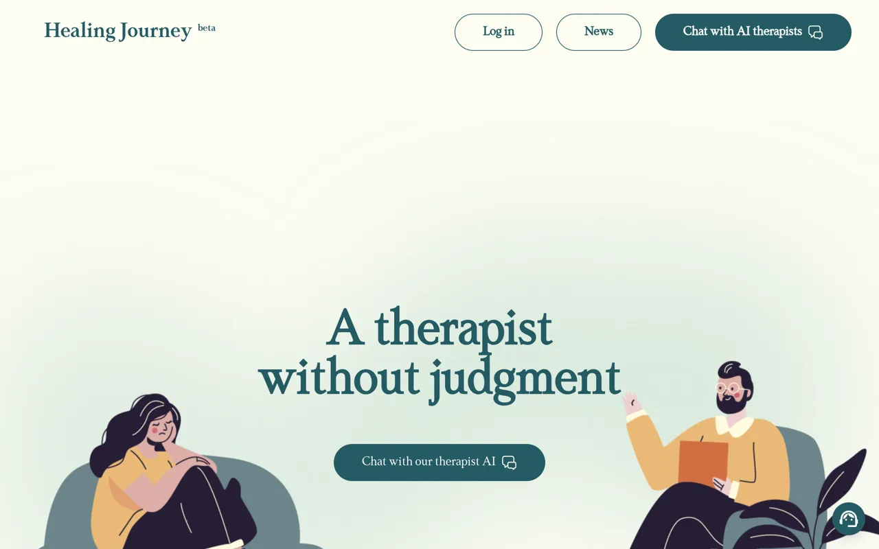 Screenshot of Healing Journey