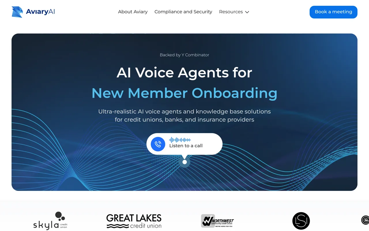 Screenshot of AviaryAI