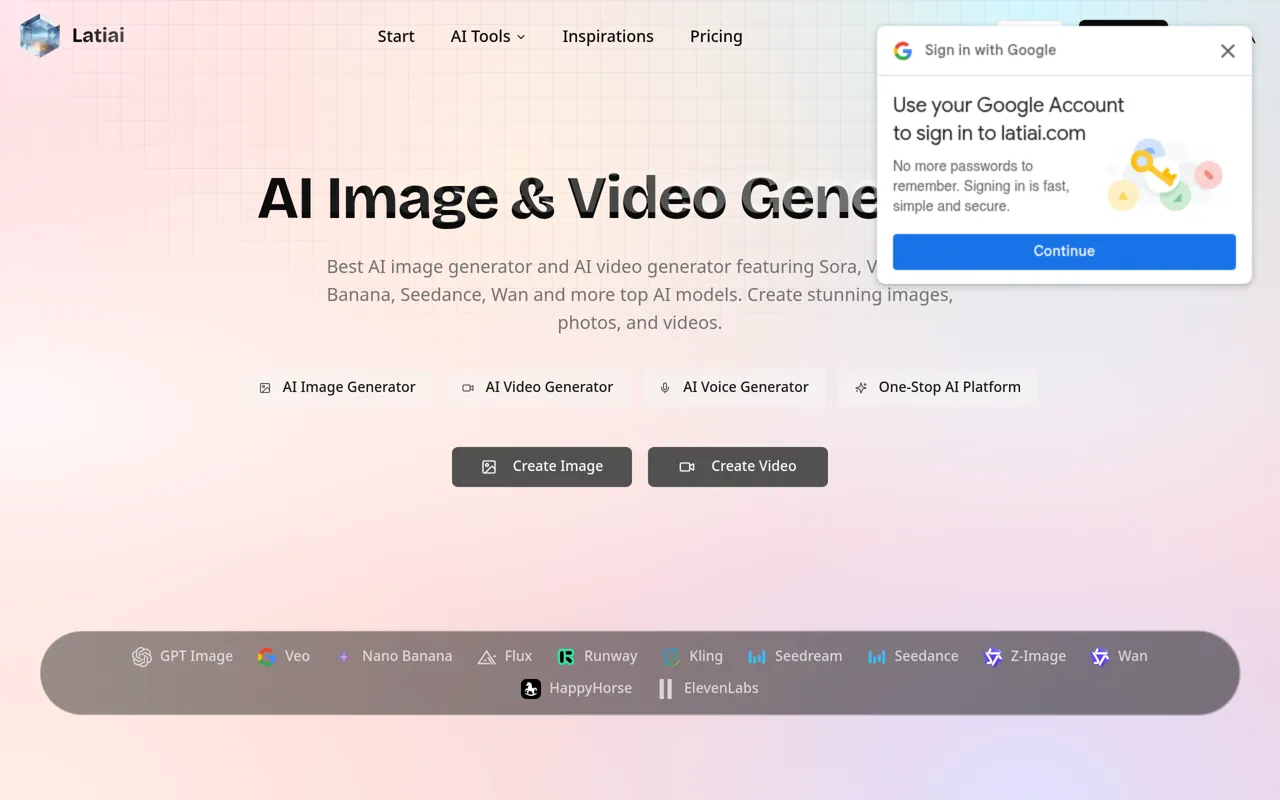 Screenshot of Latiai
