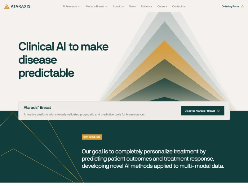 Screenshot of Ataraxis AI