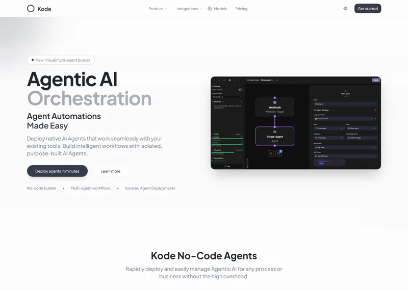 Screenshot of Kode