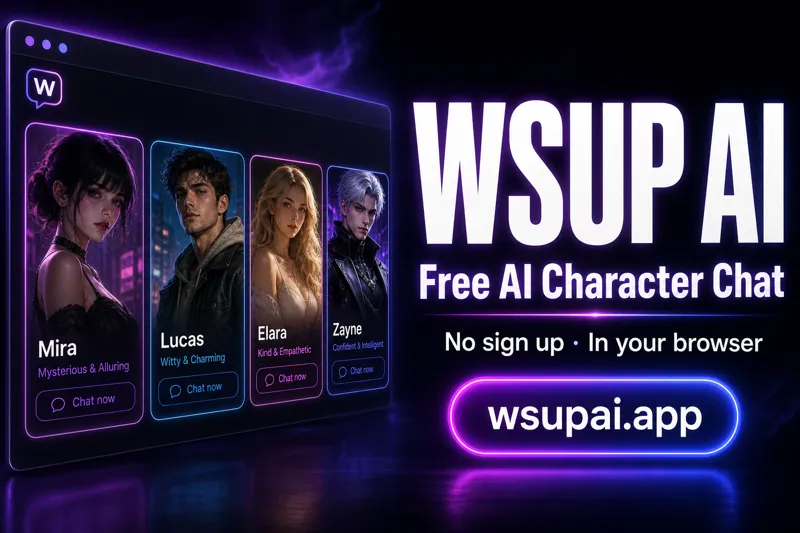 Screenshot of WSUP AI: Free AI Character Chat