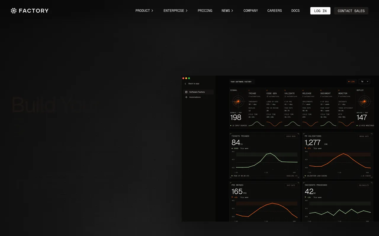 Screenshot of Factory