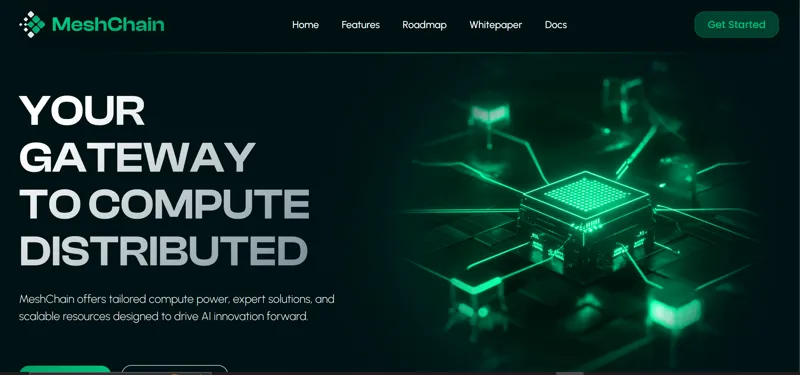 Screenshot of MeshChain