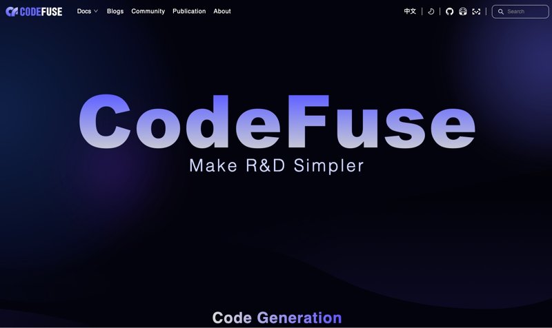 Screenshot of CodeFuse AI