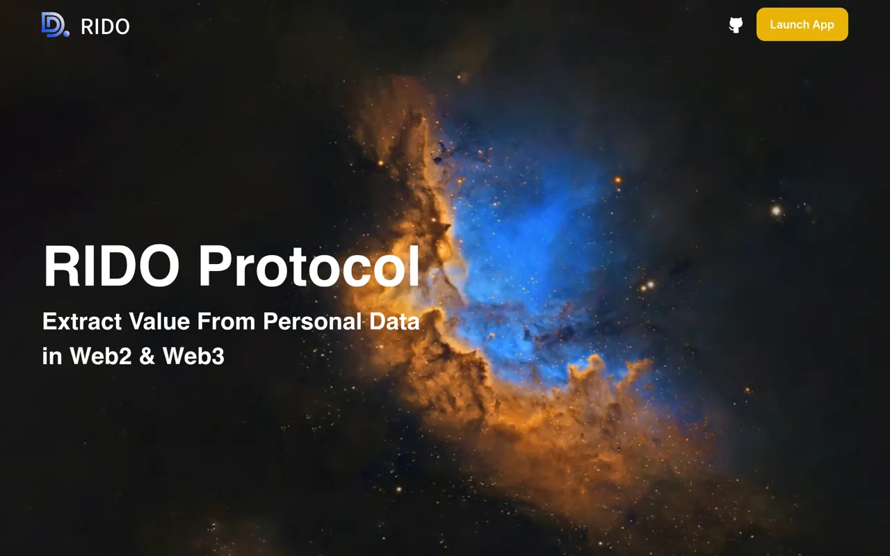 Screenshot of Rido Protocol