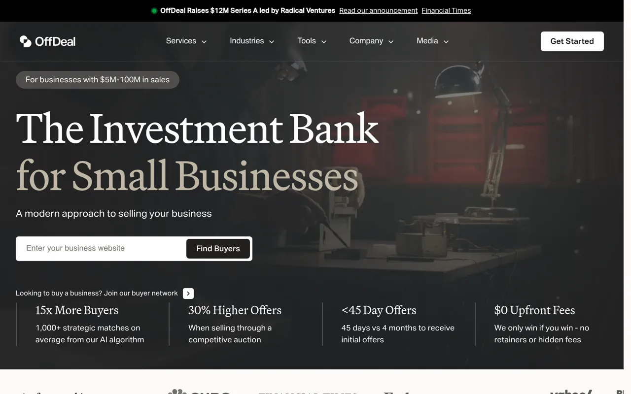 Screenshot of OffDeal
