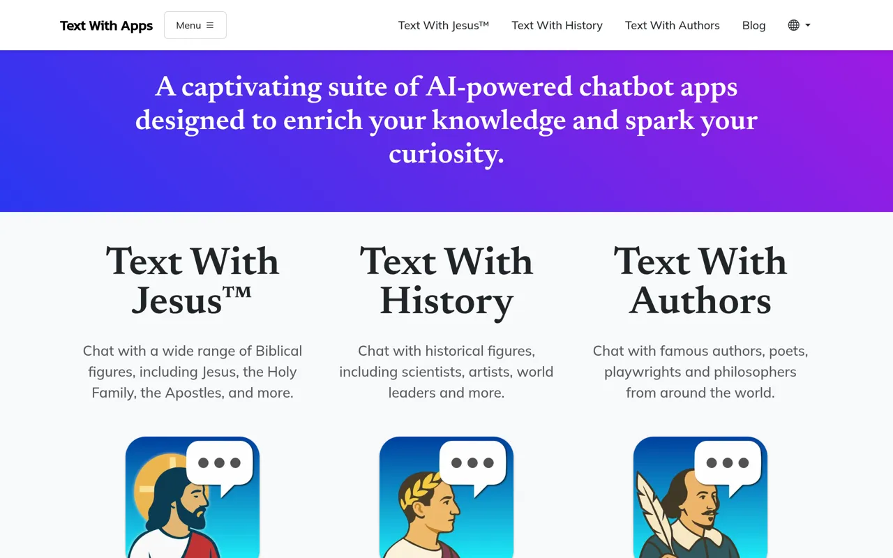 Screenshot of Text With