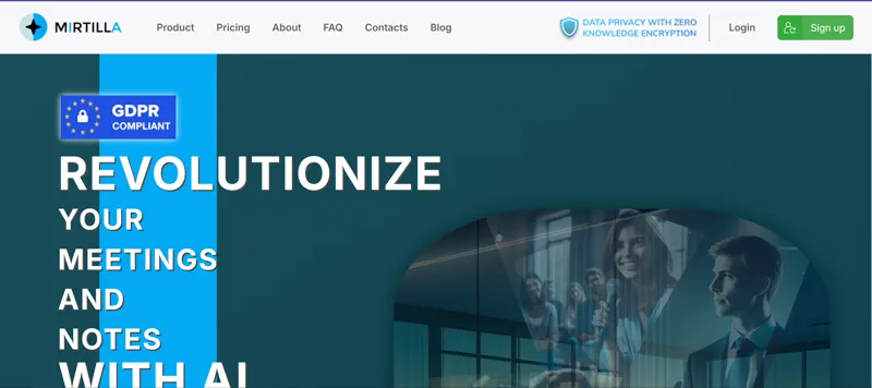 Screenshot of Mirtilla