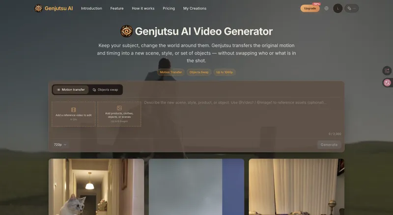 Screenshot of AI Rap Reel