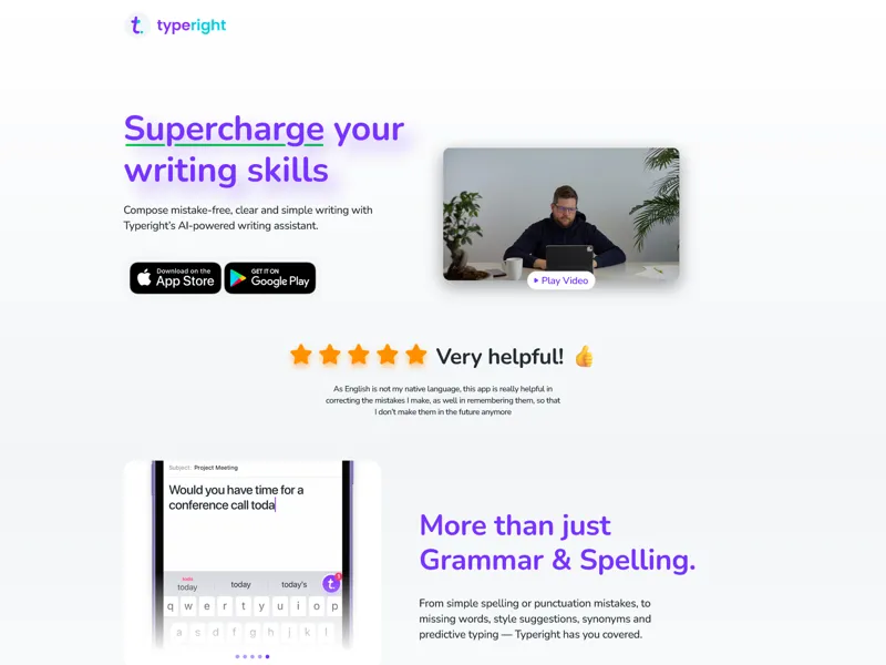 Screenshot of Typeright