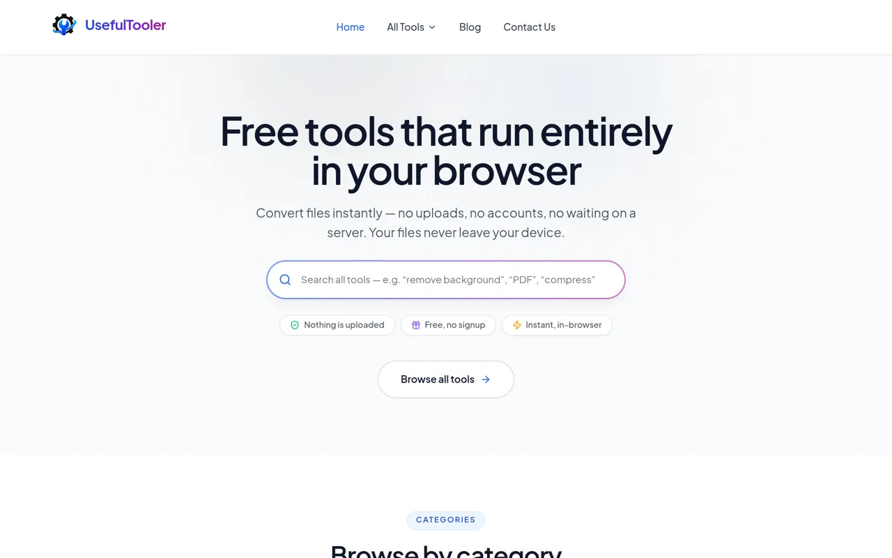 Screenshot of UsefulTooler