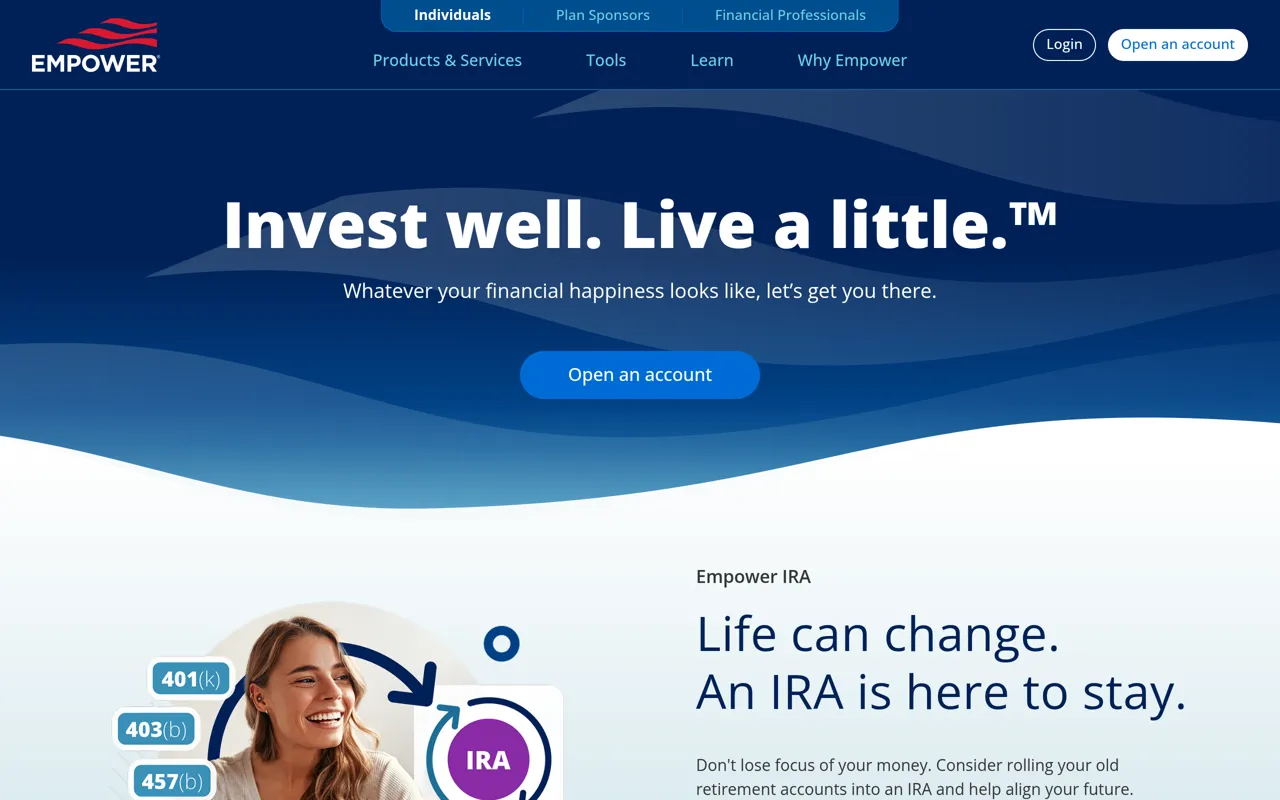 Screenshot of Empower