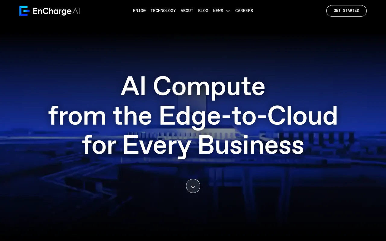 Screenshot of EnCharge AI