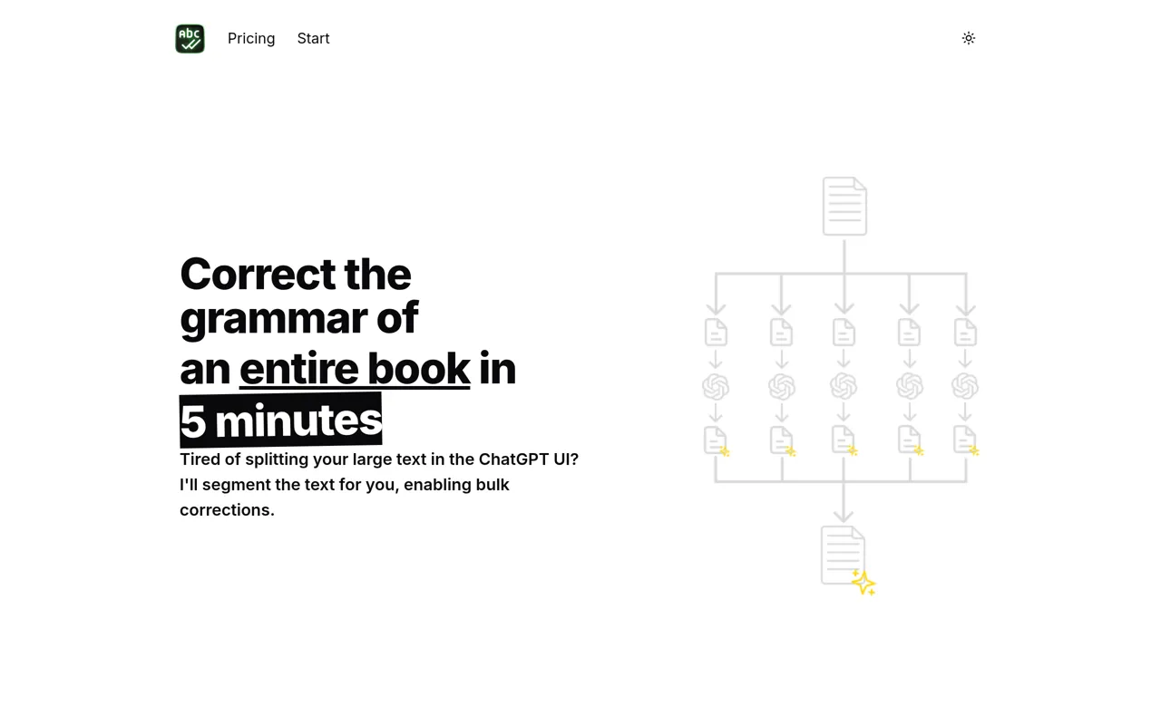 Screenshot of BulkCorrector