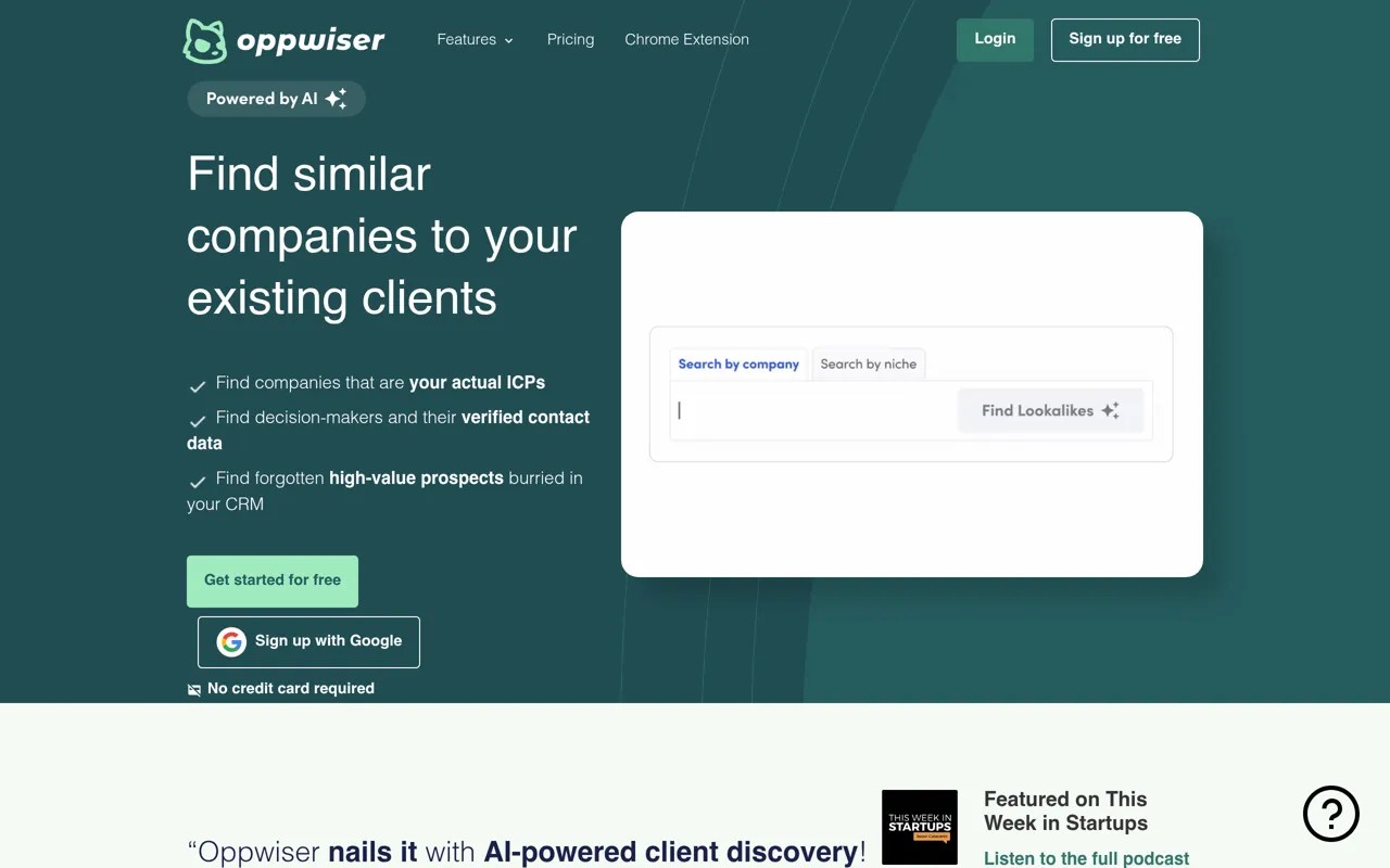 Screenshot of Oppwiser