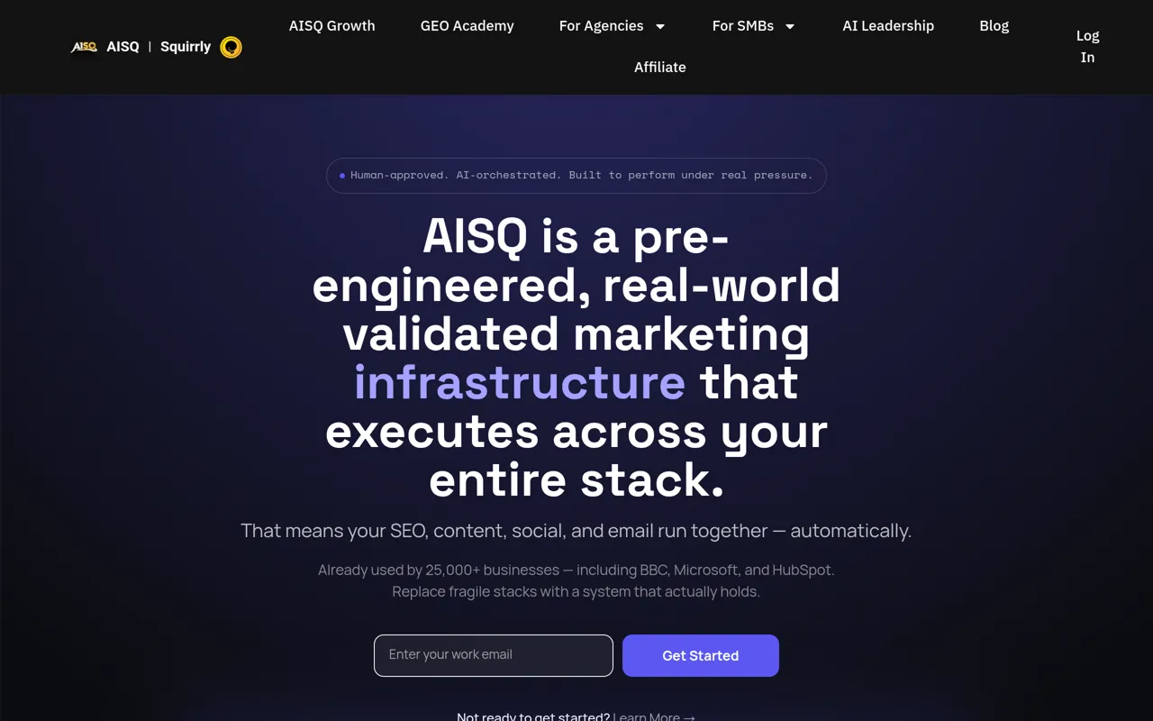 Screenshot of AISQ