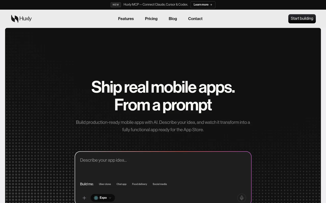 Screenshot of Huxly