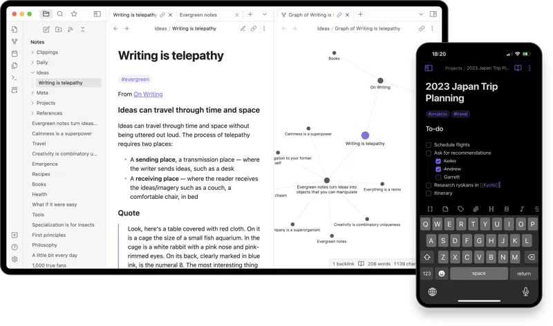 Screenshot of Obsidian GPT Assistant