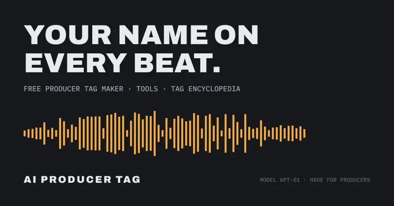 Screenshot of AI Producer Tag