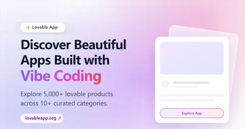 Screenshot of Lovable App