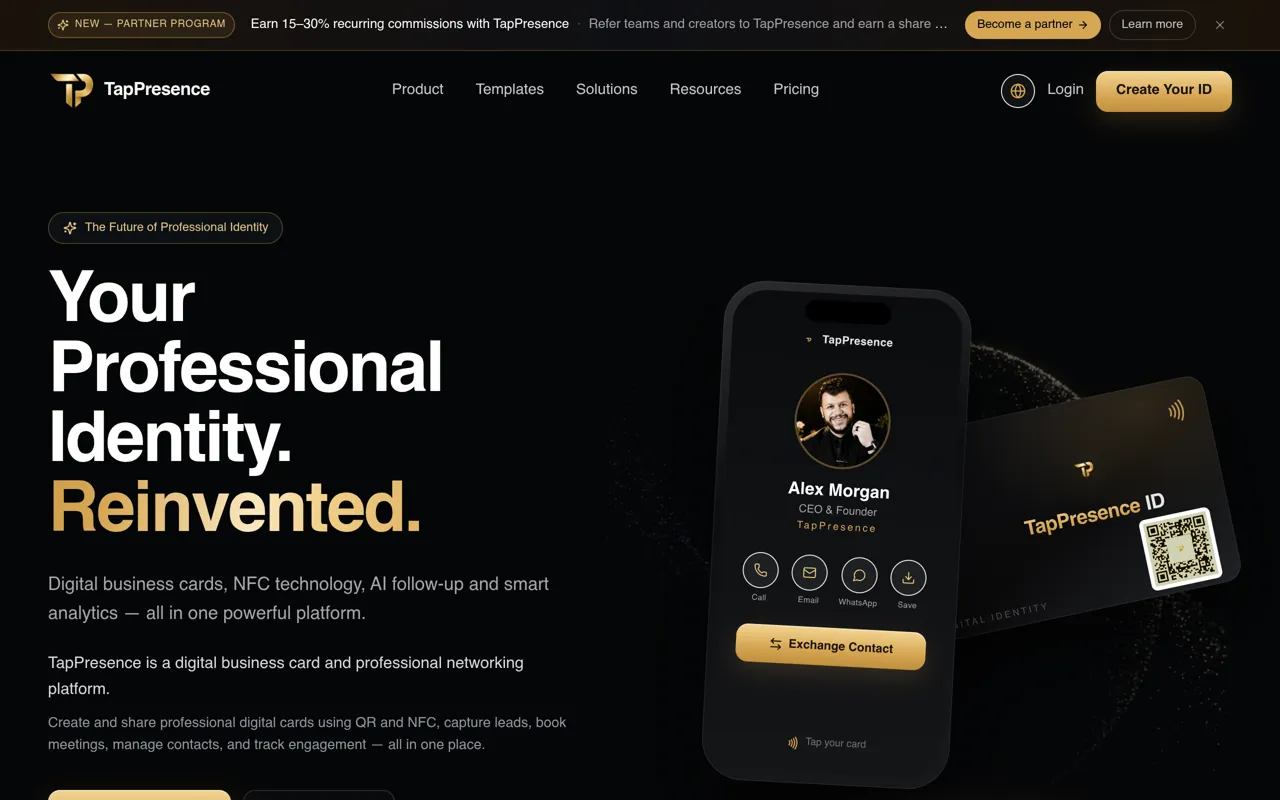 Screenshot of TapPresence